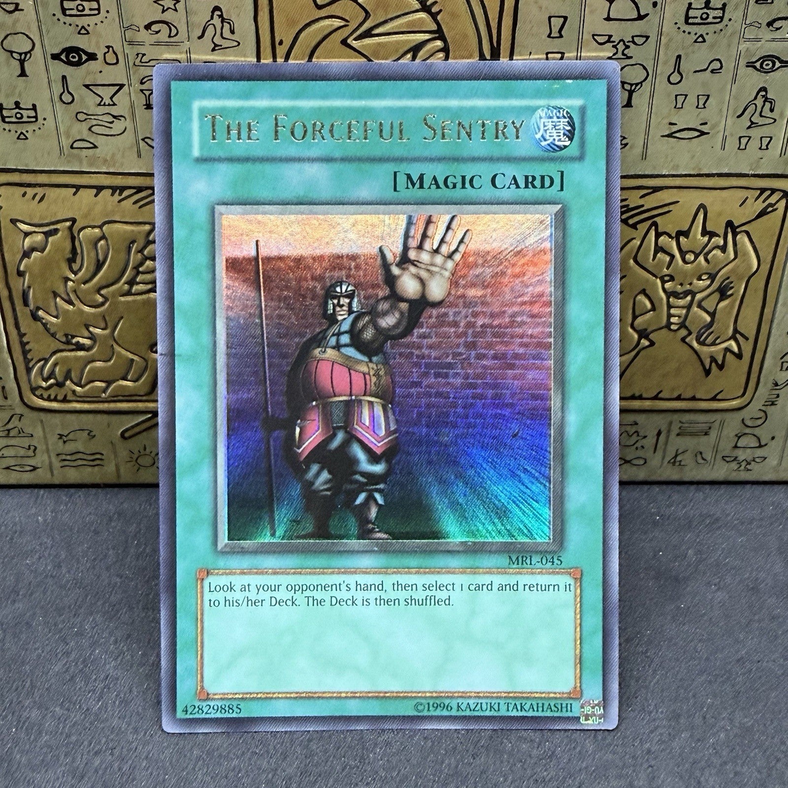 Yugioh The Forceful Sentry MRL-045 Ultra Rare LP