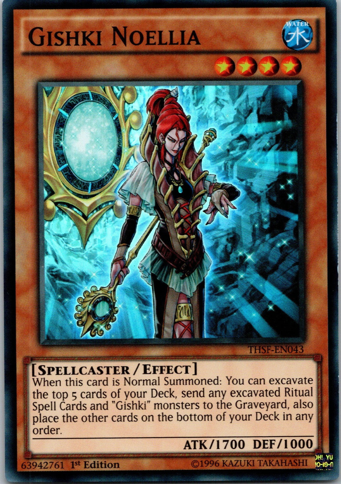 Yugioh Gishki Noellia THSF-EN043 1st Edition Super Rare NM
