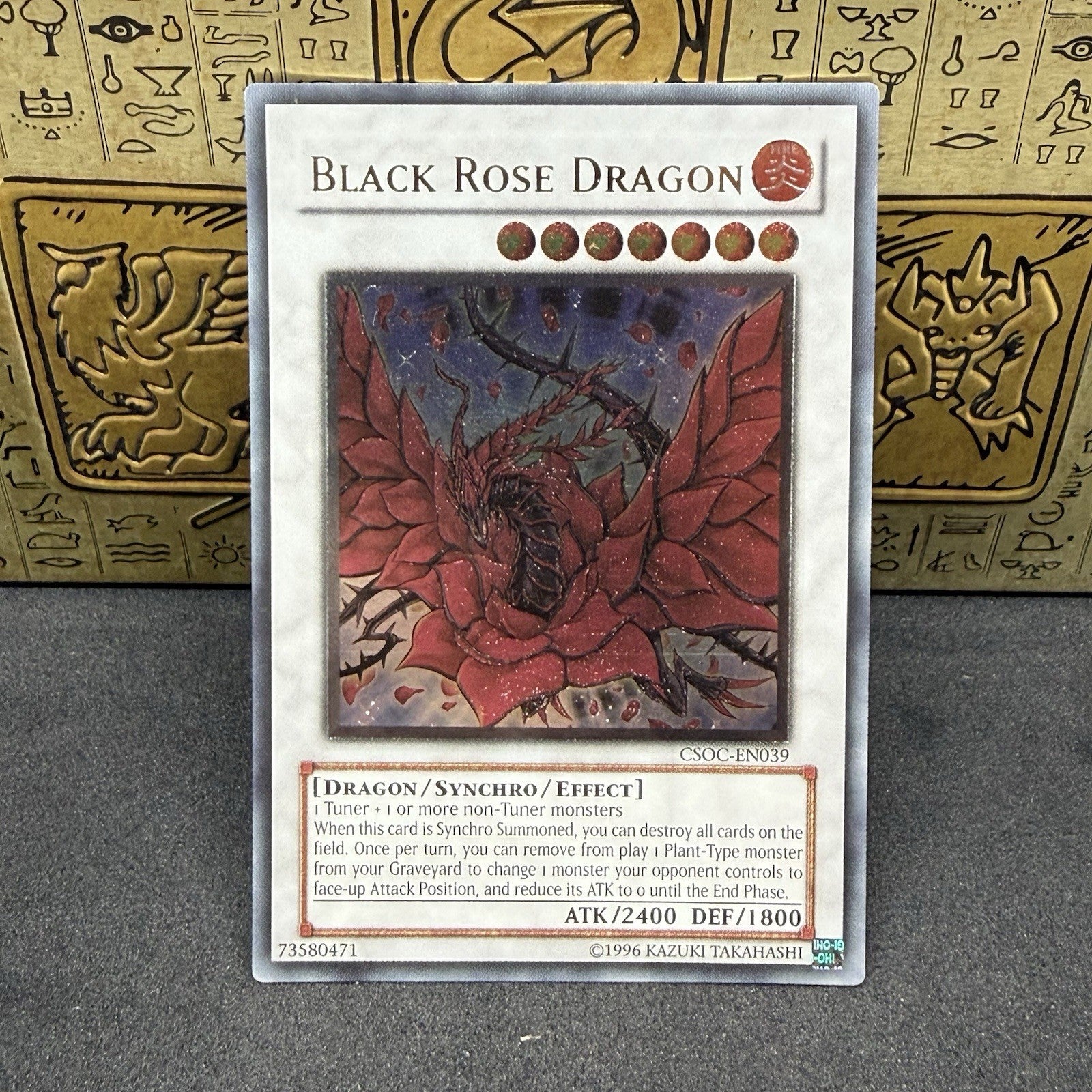 Yugioh Black Rose Dragon CSOC-EN039 Ultimate Rare NM