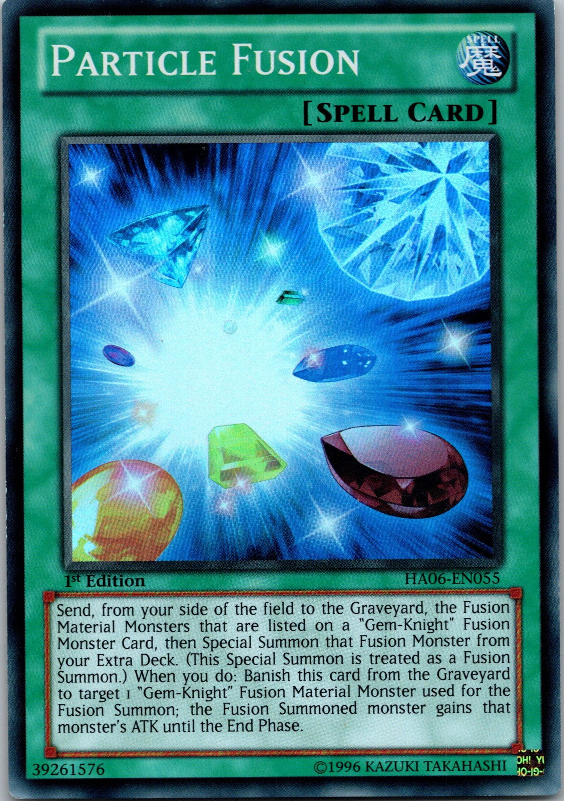 Yugioh Particle Fusion HA06-EN055 1st Edition Super Rare NM