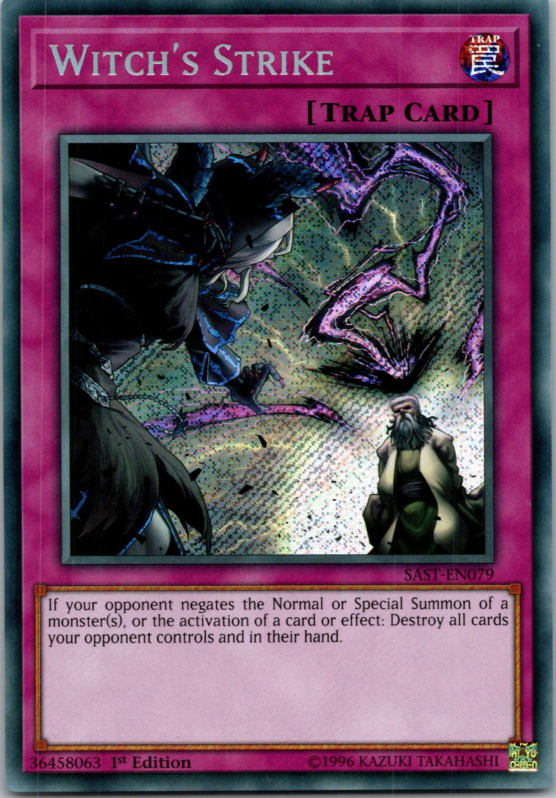 Yugioh Witch's Strike SAST-EN079 1st Edition Secret Rare NM