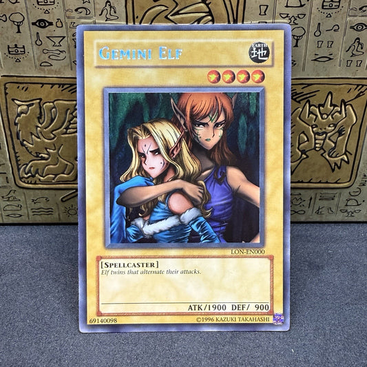 Yugioh Gemini Elf LON-EN000 Secret Rare EN Print NM