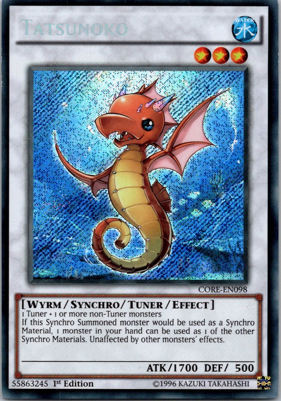 Yugioh Tatsunoko CORE-EN098 1st Edition Secret Rare NM