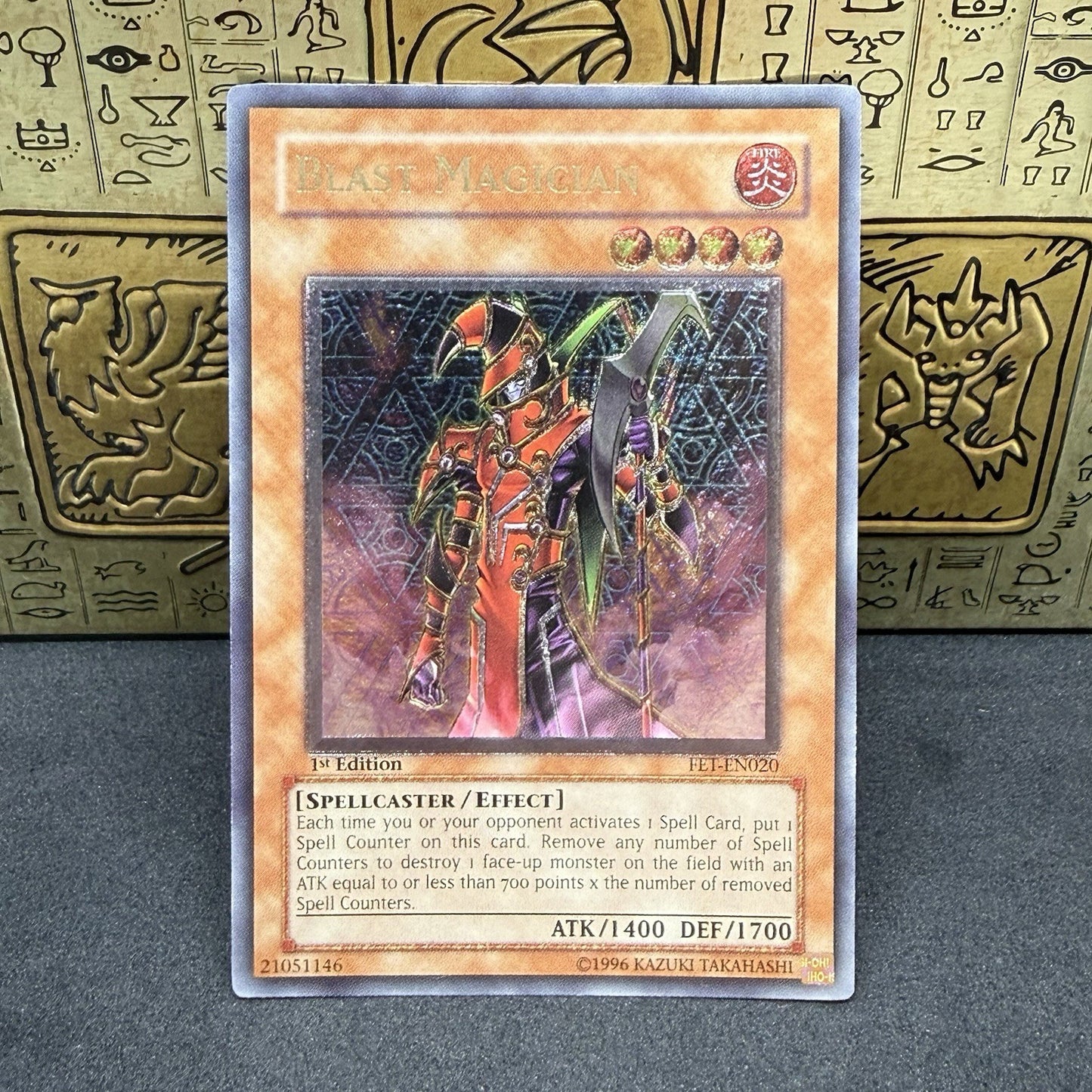Yugioh Blast Magician FET-EN020 Ultimate Rare 1st Edition NM