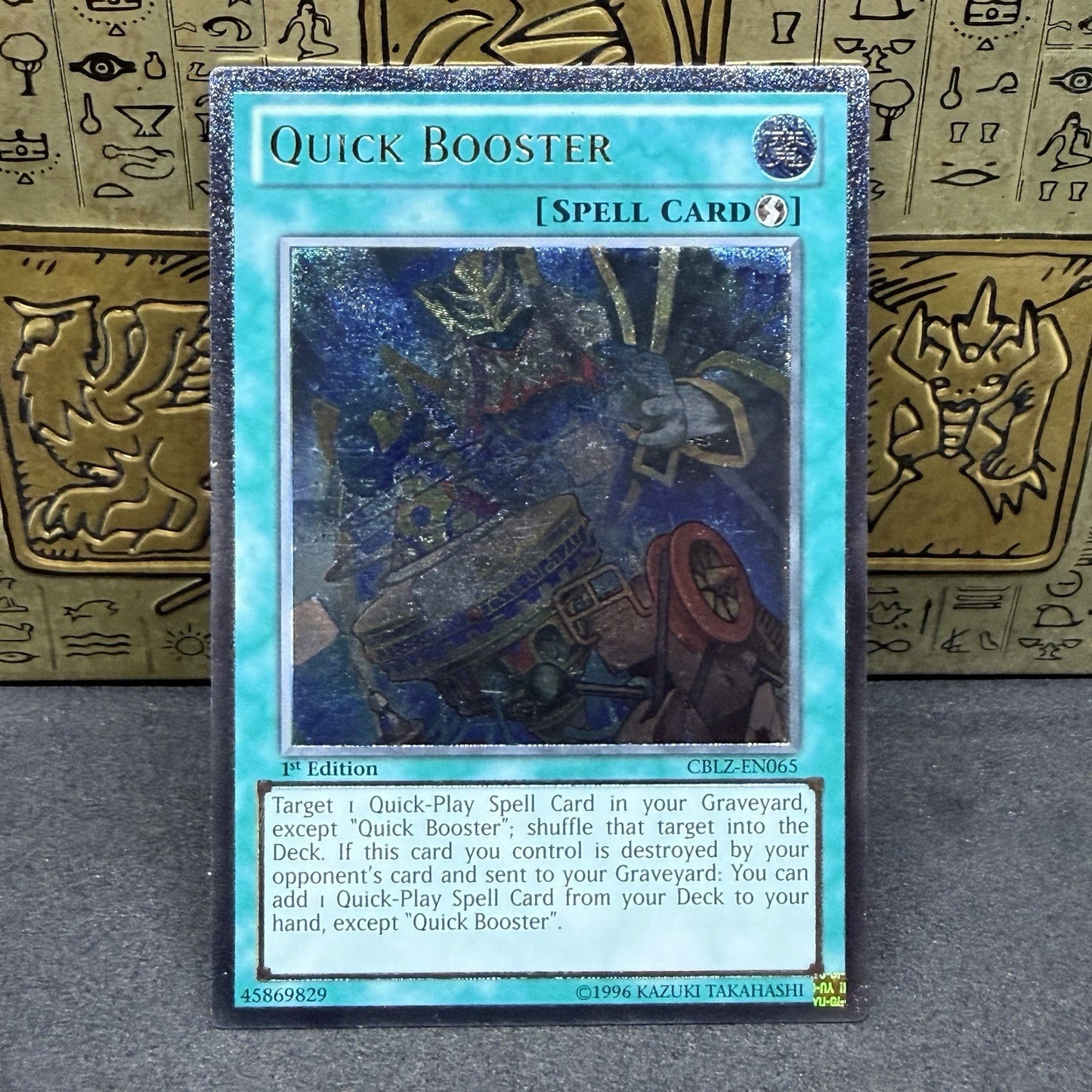 Yugioh Quick Booster CBLZ-EN065 1st Edition Ultimate Rare NM