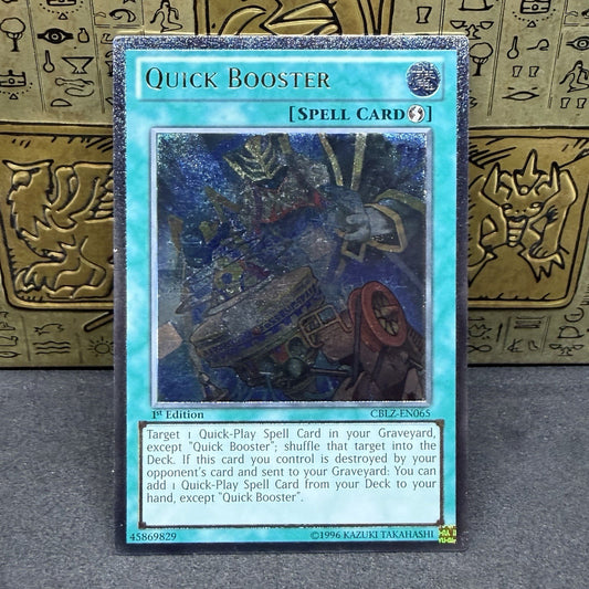 Yugioh Quick Booster CBLZ-EN065 1st Edition Ultimate Rare NM