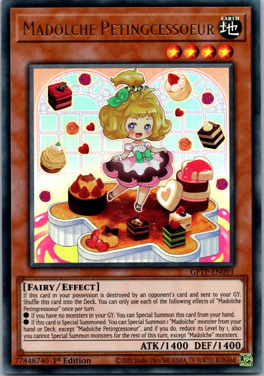 Yugioh Madolche Petingcessoeur GFTP-EN091 1st Edition Ultra Rare NM