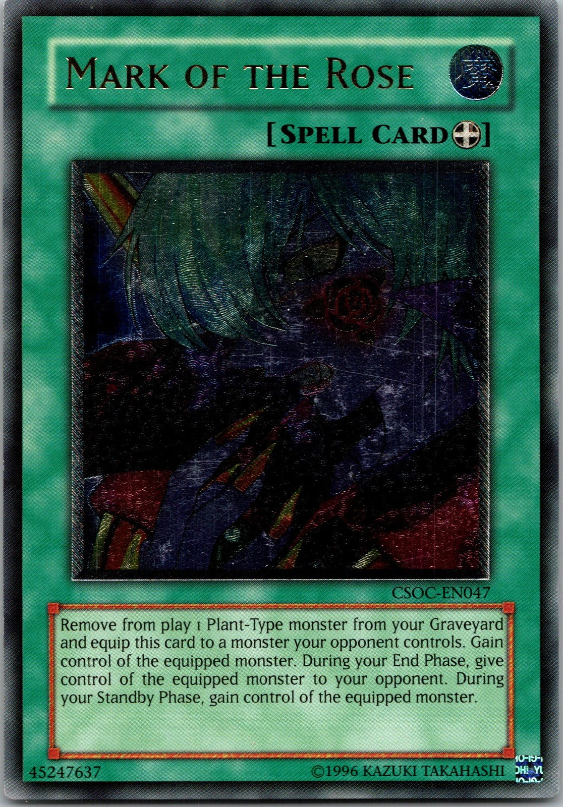 Yugioh Mark of the Rose CSOC-EN047 Ultimate Rare NM