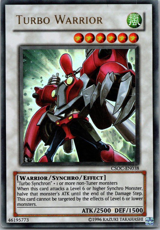 Yugioh Turbo Warrior CSOC-EN038 Ultra Rare NM