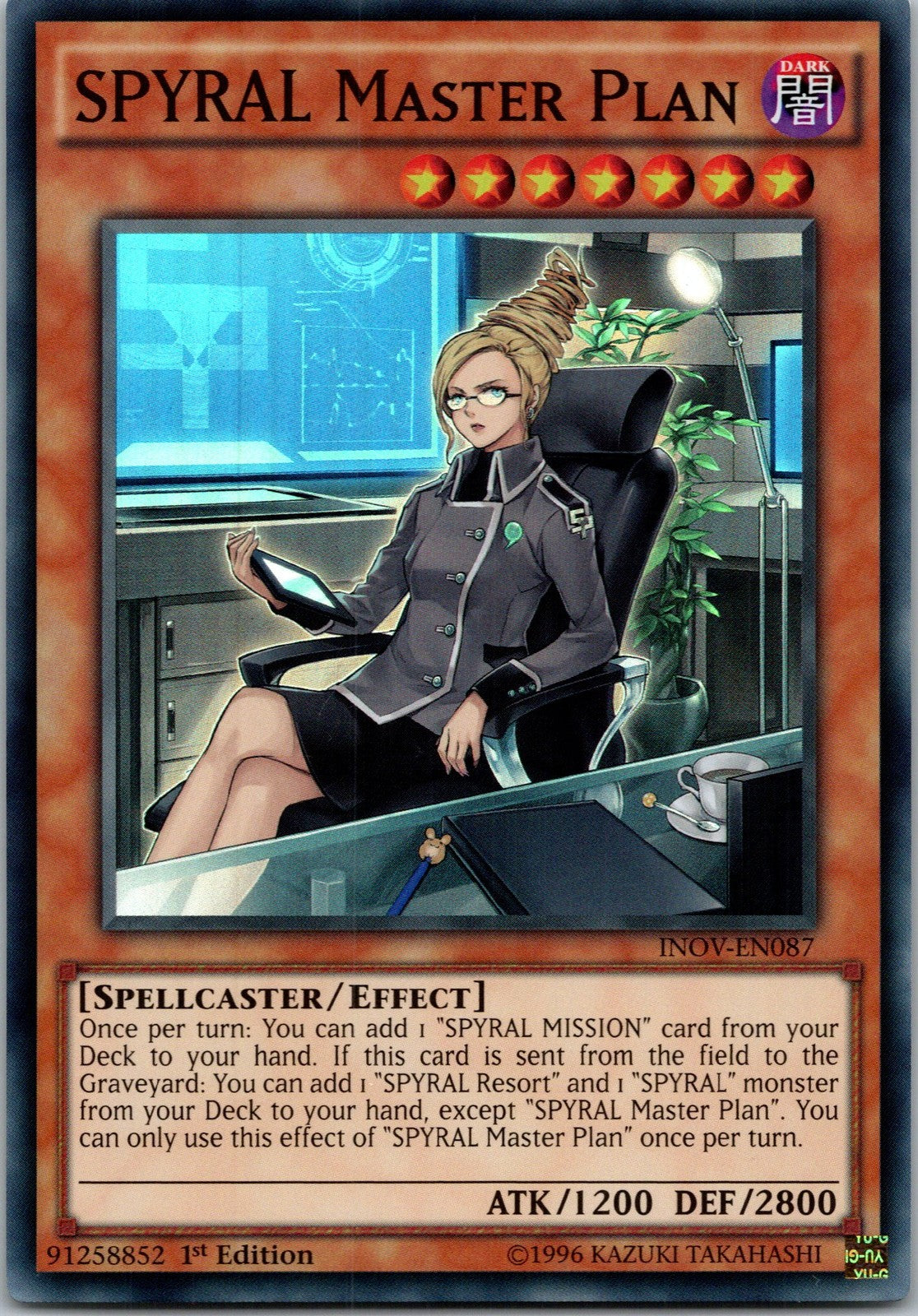 Yugioh SPYRAL Master Plan INOV-EN087 1st Edition Super Rare NM