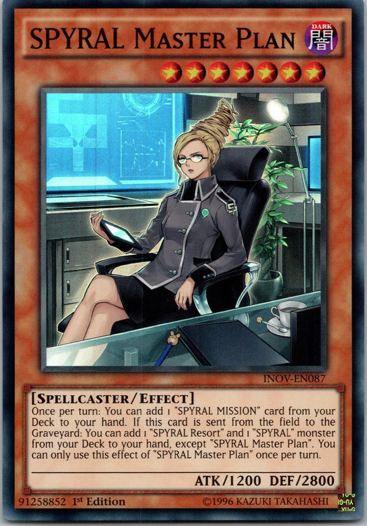 Yugioh SPYRAL Master Plan INOV-EN087 1st Edition Super Rare NM