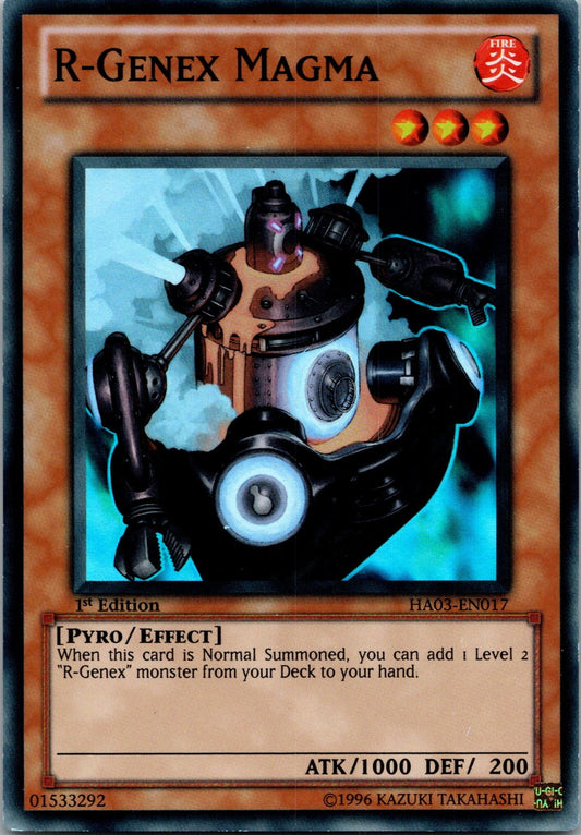 Yugioh R-Genex Magma HA03-EN017 1st Edition Super Rare NM