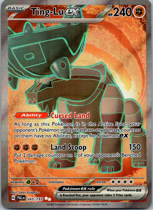 Pokemon Ting-Lu ex 243/193 Ultra Rare NM