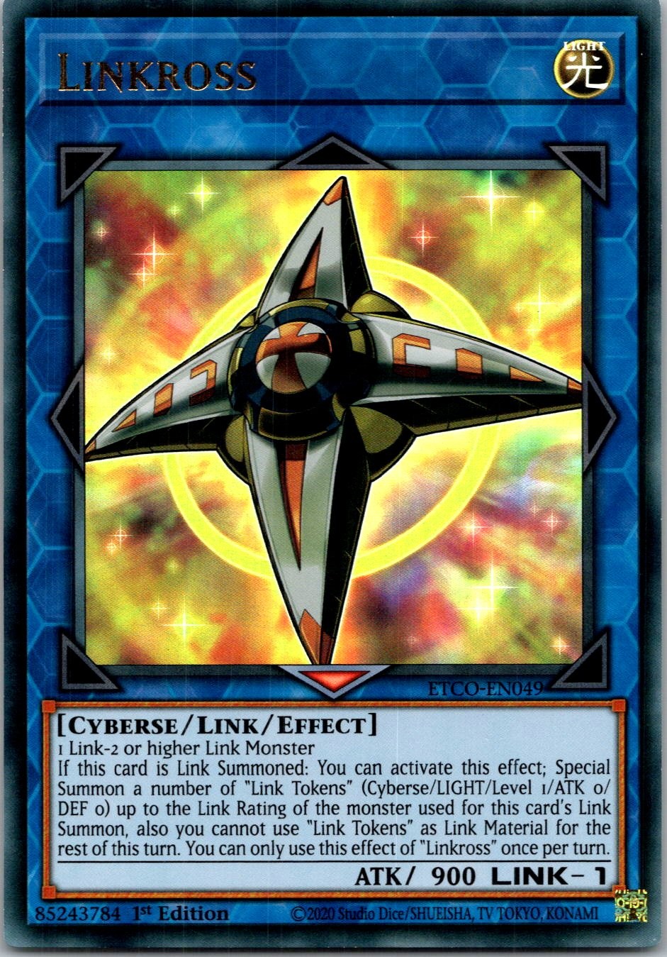 Yugioh Linkross ETCO-EN049 1st Edition Ultra Rare NM