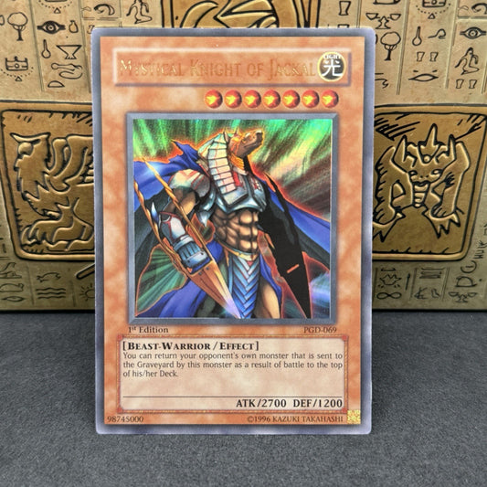 Yugioh Mystical Knight Of Jackal PGD-069 1st Edition Ultra Rare NM