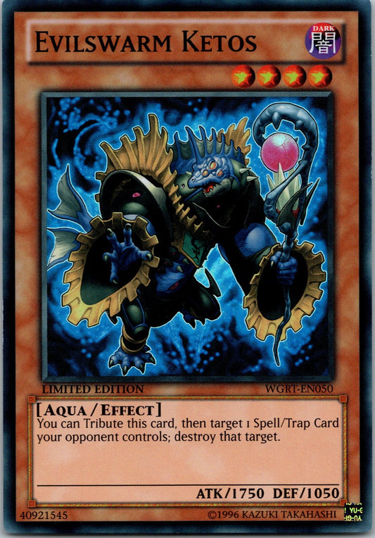 Yugioh Evilswarm Ketos WGRT-EN050 Limited Edition Super Rare NM