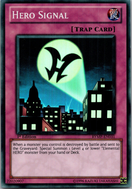 Yugioh Hero Signal RYMP-EN031 1st Edition Super Rare NM