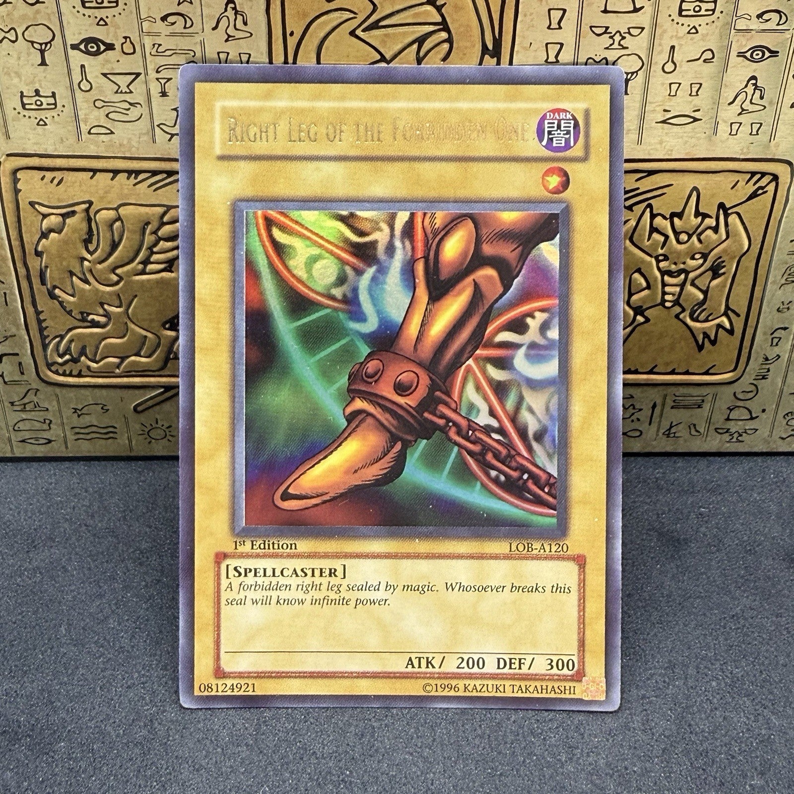 Yugioh Right Leg Of The Forbidden One LOB-A120 1st Edition Ultra Rare NM