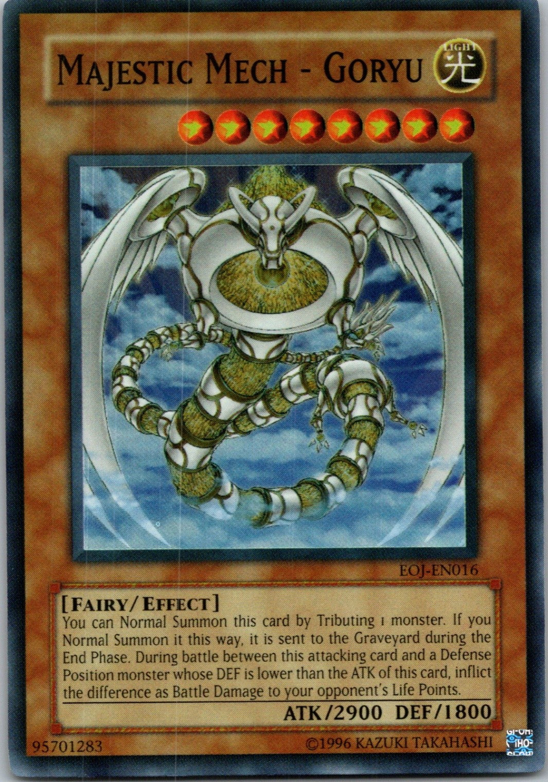 Yugioh Majestic Mech - Goryu EOJ-EN016 Super Rare NM