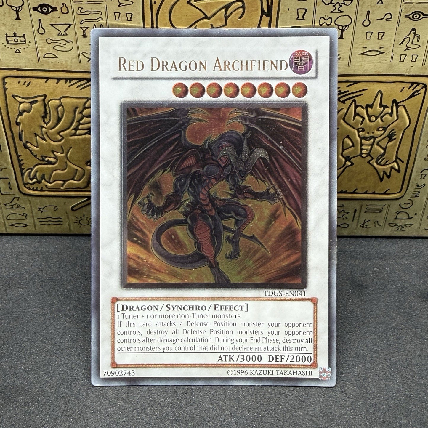 Yugioh Red Dragon Archfiend TDGS-EN041 Ultimate Rare NM