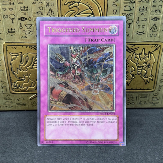 Yugioh Triggered Summon FOTB-EN046 Ultimate Rare MP