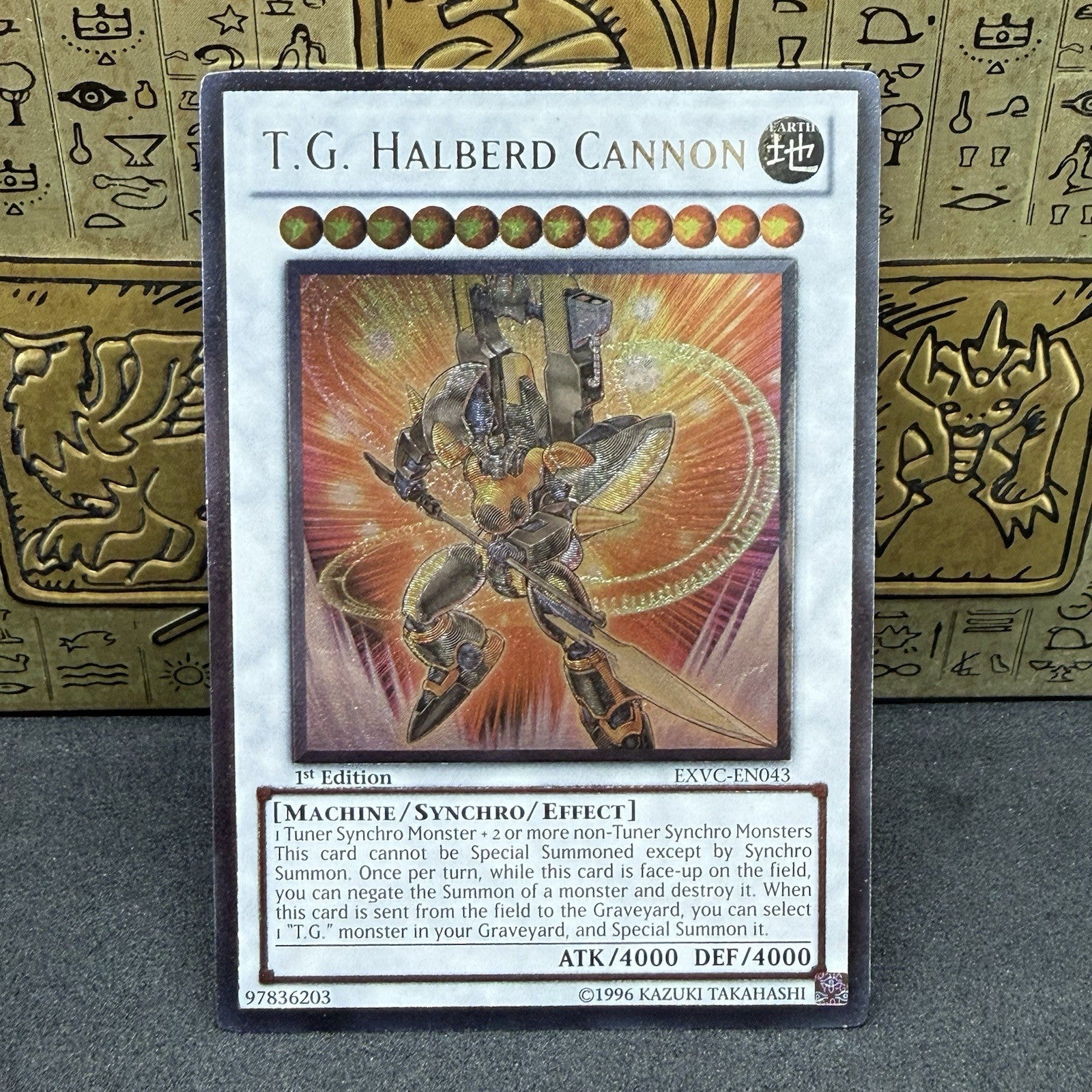 Yugioh TG Halberd Cannon EXVC-EN043 1st Edition Ultimate Rare NM