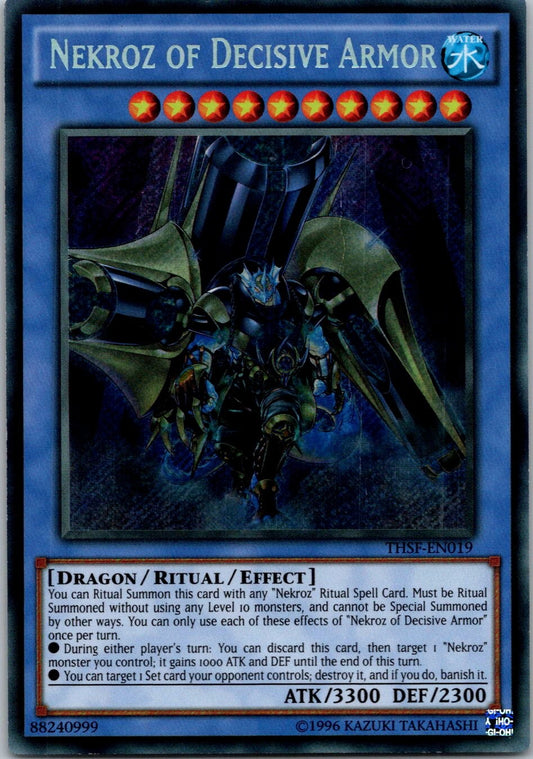 Yugioh Nekroz of Decisive Armor THSF-EN019 Secret Rare NM