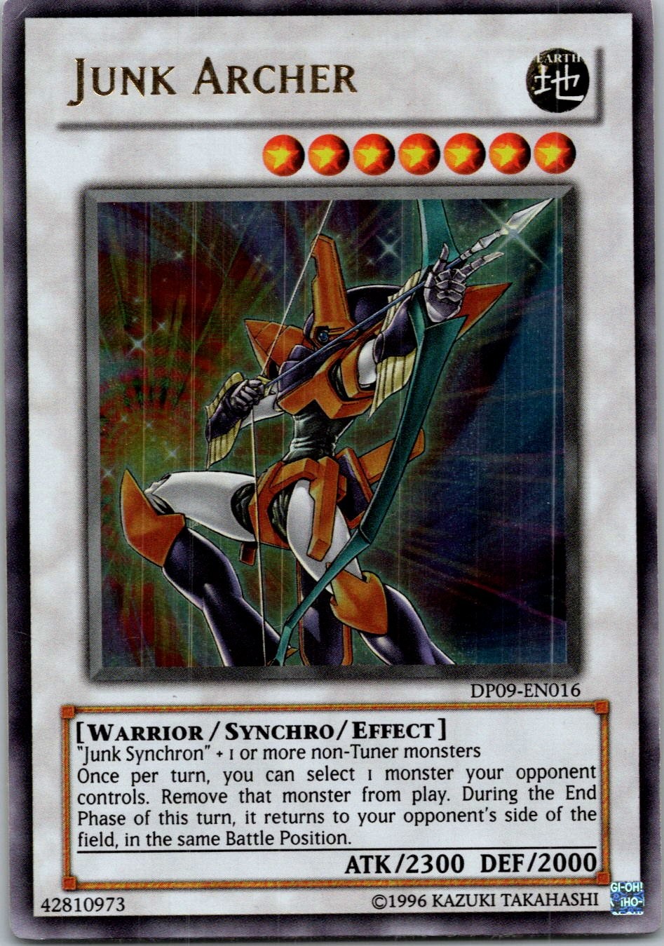 Yugioh Junk Archer DP09-EN016 Ultra Rare NM