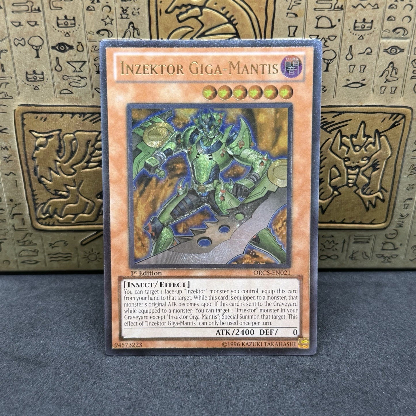 Yugioh Inzektor Giga-Mantis ORCS-EN021 Ultimate Rare 1st Edition NM