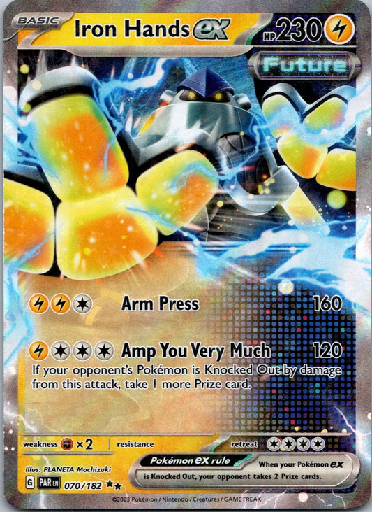 Pokemon Iron Hands ex 070/182 Double Rare NM
