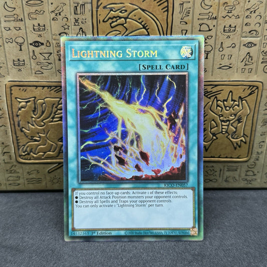 Yugioh Lightning Storm KICO-EN057 Collector Rare 1st Edition NM