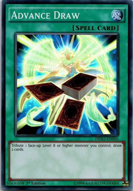 Yugioh Advance Draw DESO-EN056 1st Edition Super Rare NM