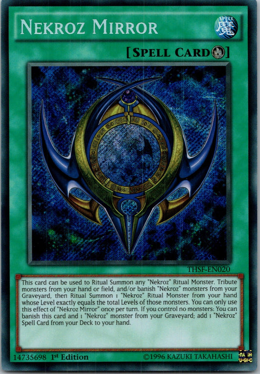 Yugioh Nekroz Mirror THSF-EN020 1st Edition Secret Rare NM