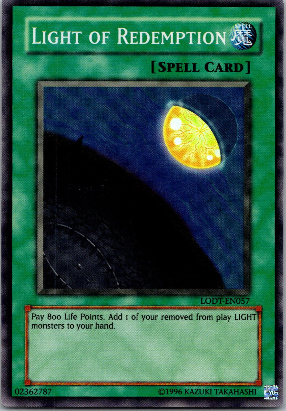 Yugioh Light of Redemption LODT-EN057 Super Rare NM