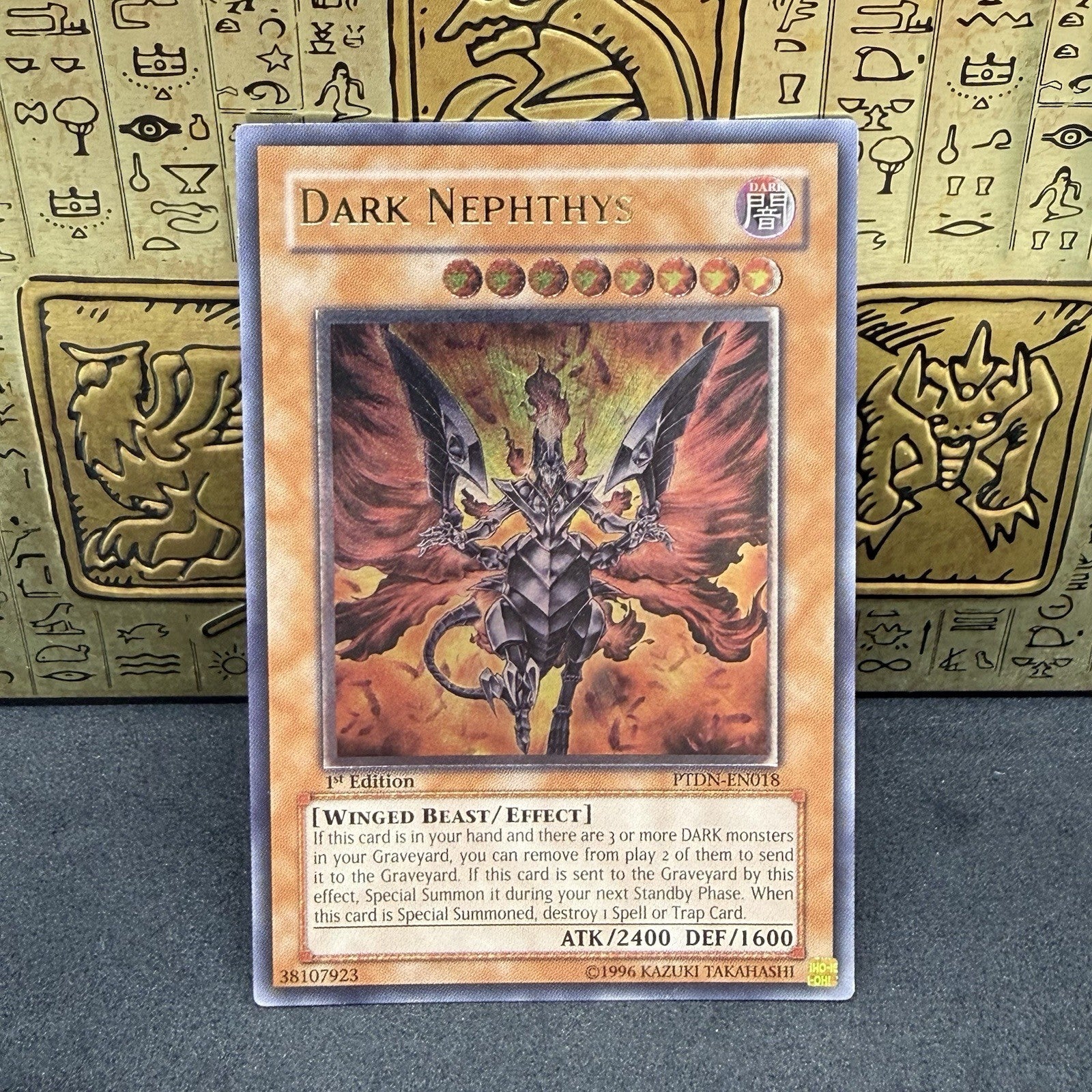 Yugioh Dark Nephthys PTDN-EN018 Ultimate Rare 1st Edition NM