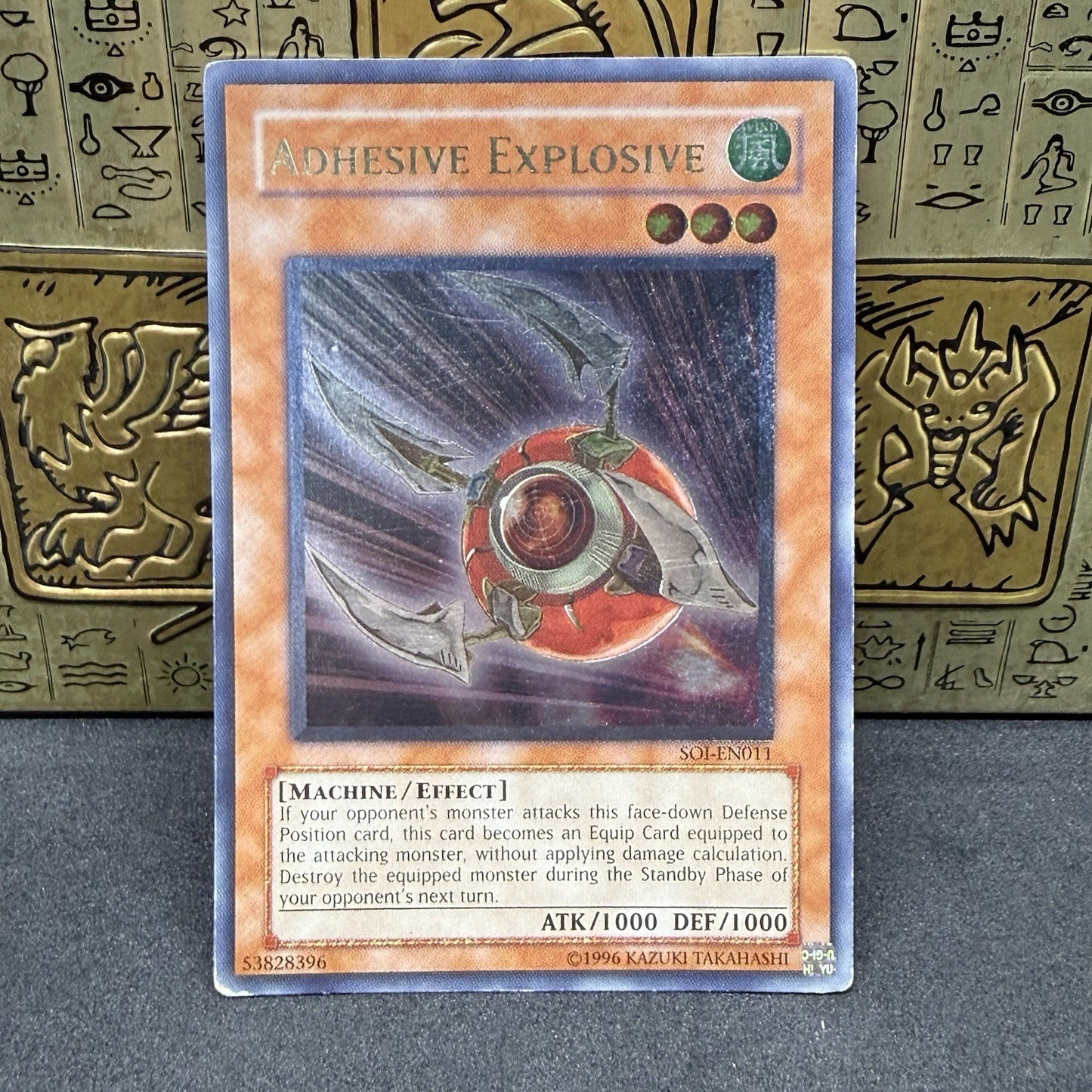 Yugioh Adhesive Explosive SOI-EN011 Ultimate Rare MP