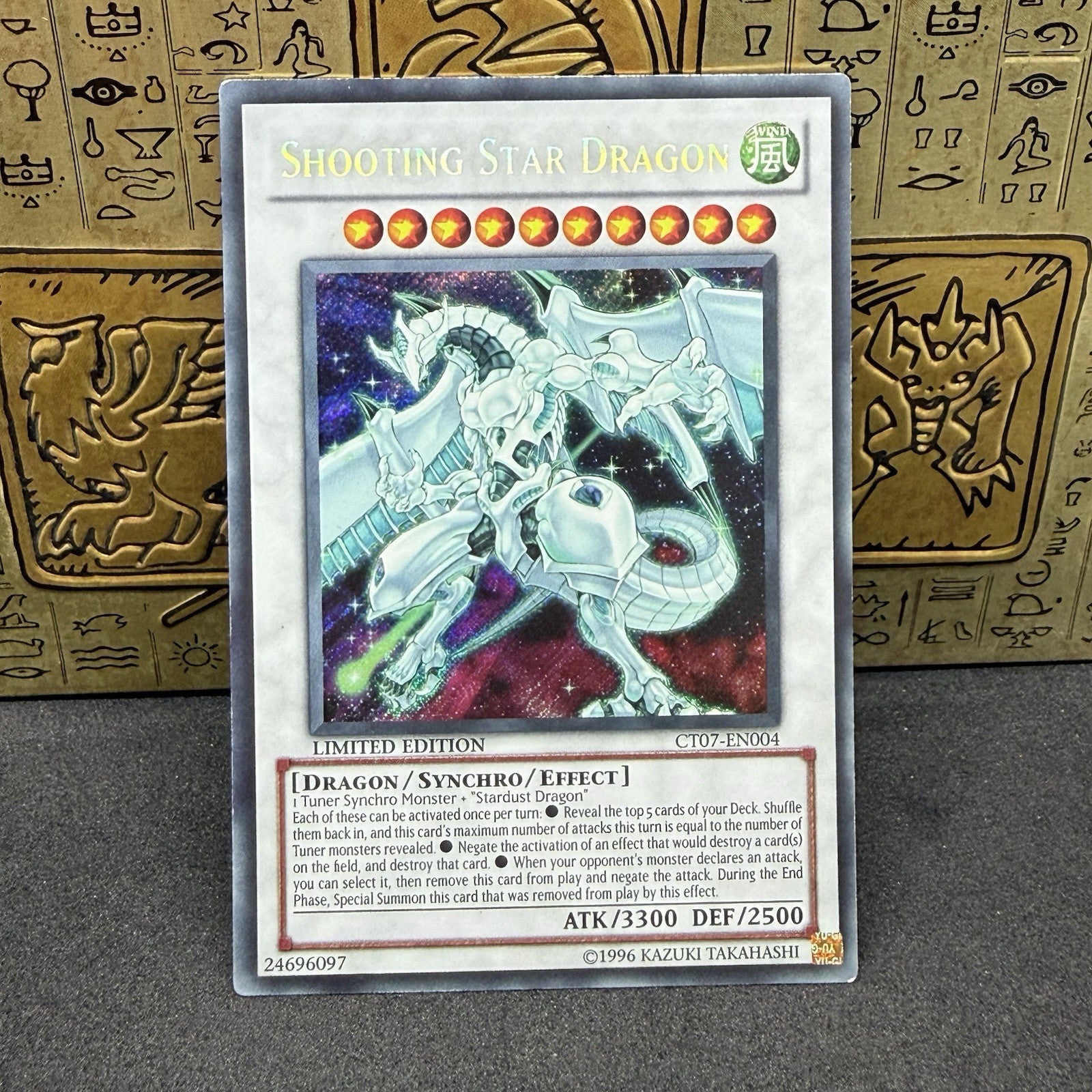 Yugioh Shooting Star Dragon CT07-EN004 Limited Edition Secret Rare LP