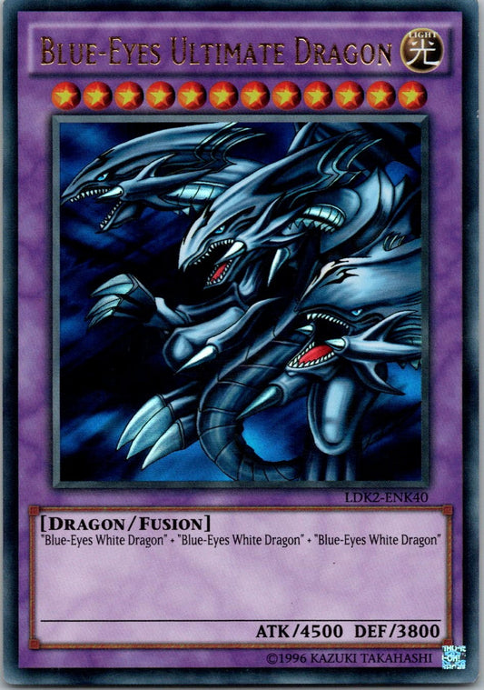 Yugioh Blue-Eyes Ultimate Dragon LDK2-ENK40 Ultra Rare NM