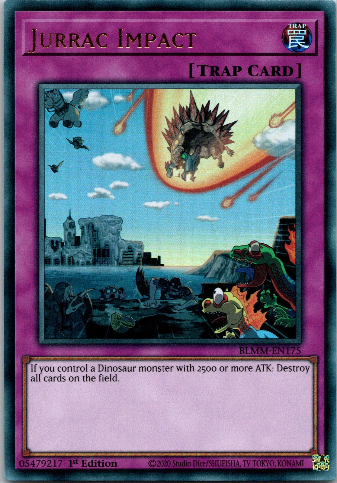 Yugioh Jurrac Impact BLMM-EN175 1st Edition Ultra Rare NM