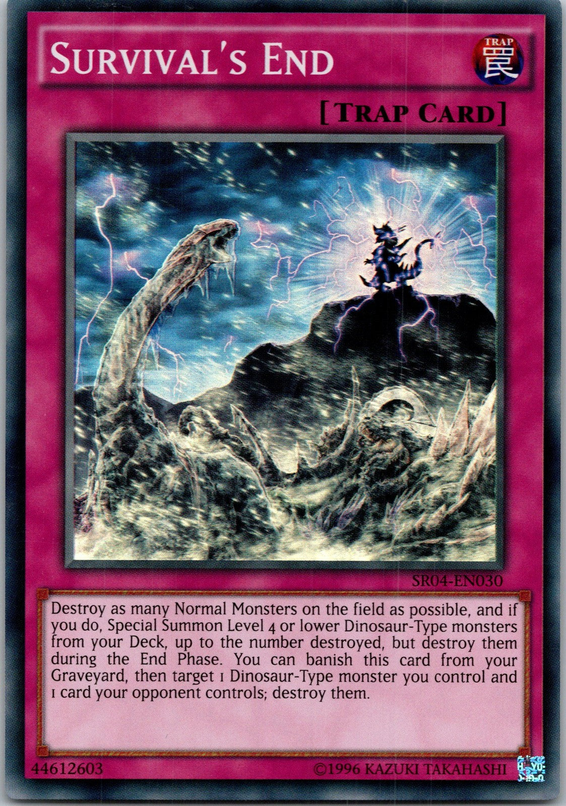 Yugioh Survival's End SR04-EN030 Super Rare NM