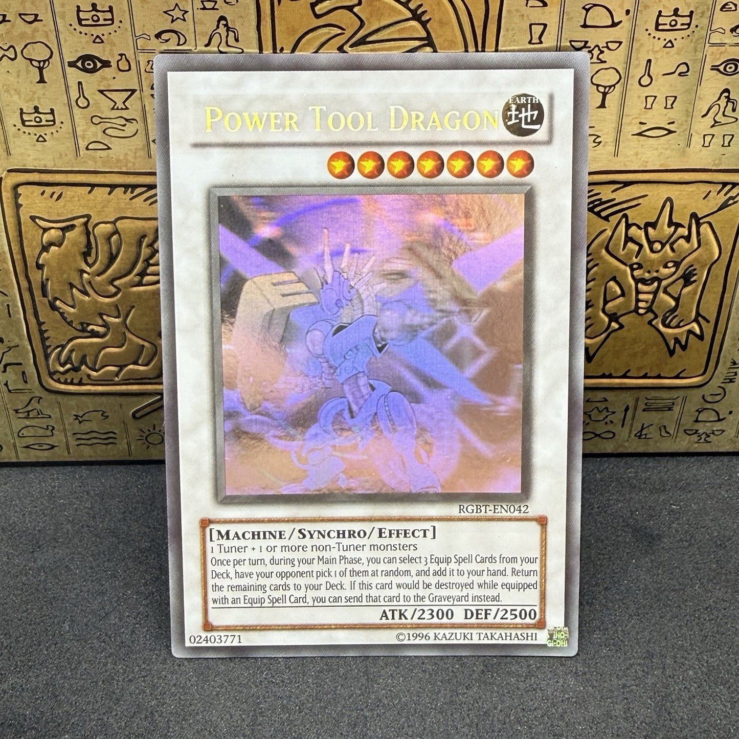 Yugioh Power Tool Dragon RGBT-EN042 Ghost Rare NM