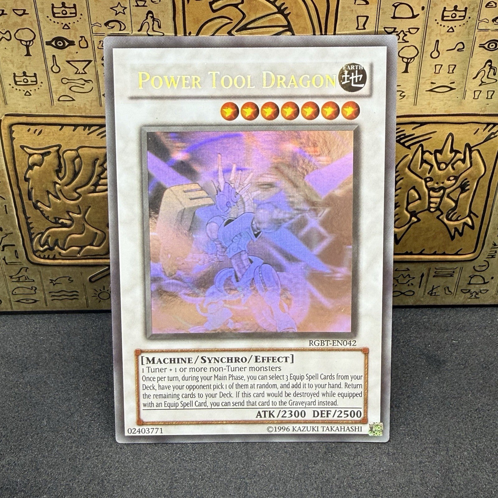 Yugioh Power Tool Dragon RGBT-EN042 Ghost Rare NM
