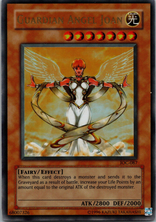 Yugioh Guardian Angel Joan IOC-087 OG Print Ultra Rare NM