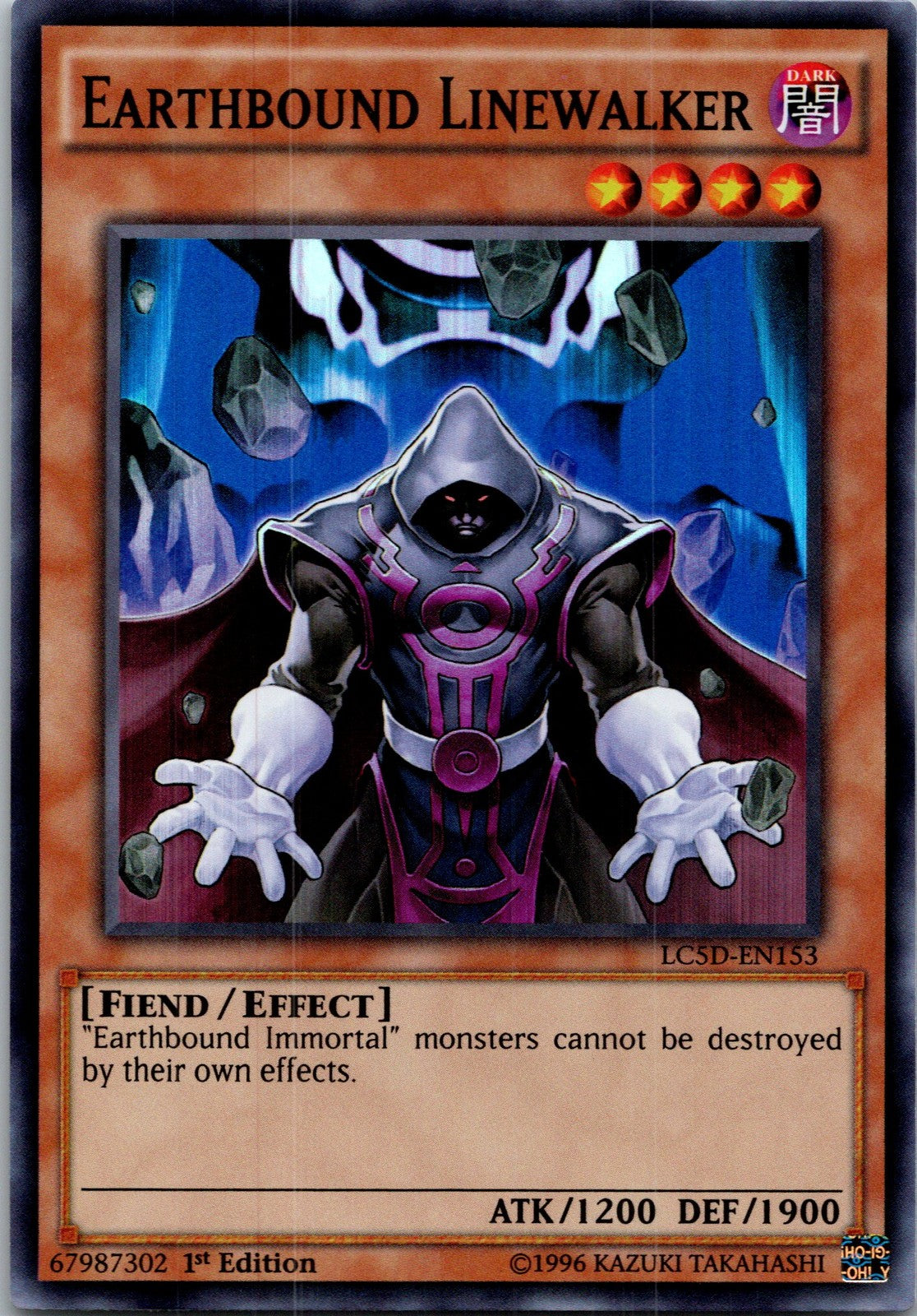 Yugioh Earthbound Linewalker LC5D-EN153 1st Edition Super Rare NM