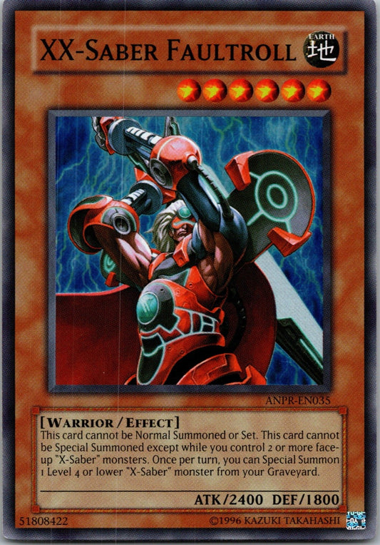 Yugioh XX-Saber Faultroll ANPR-EN035 Super Rare NM