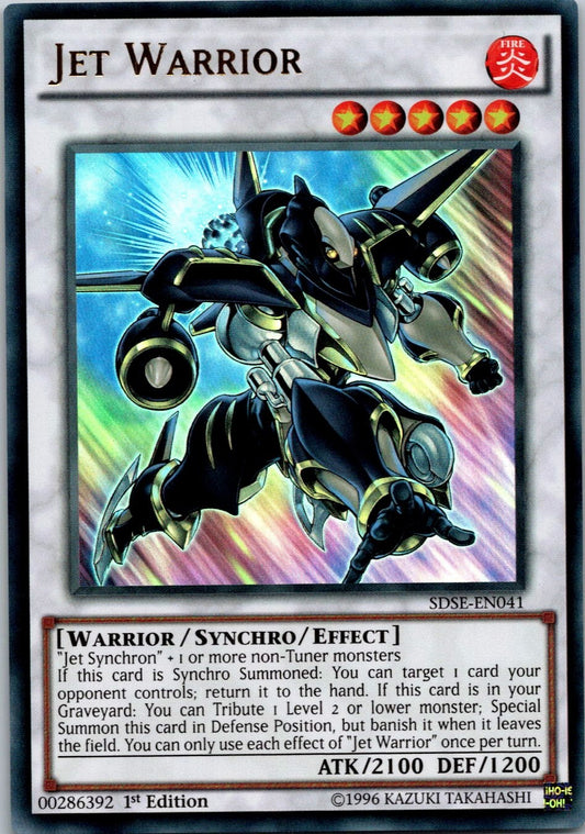 Yugioh Jet Warrior SDSE-EN041 1st Edition Ultra Rare NM