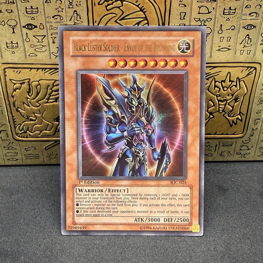Black Luster Soldier - Envoy of the Beginning IOC-025 Ultra Rare 1st Edition