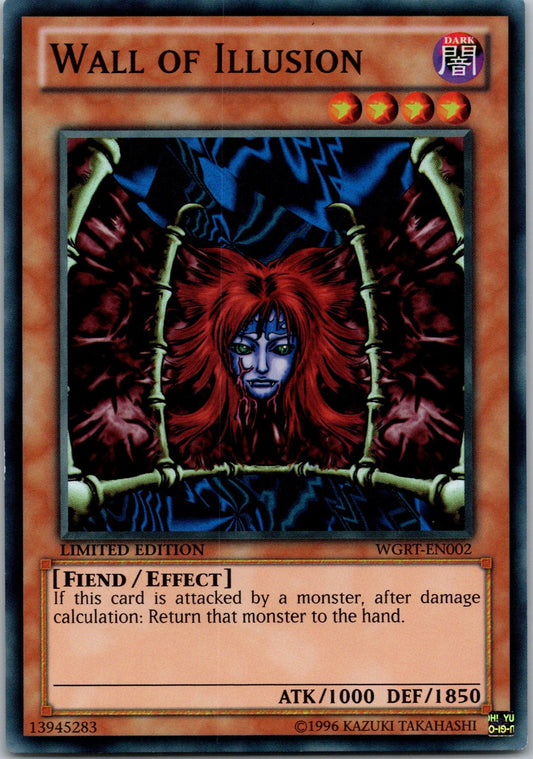 Yugioh Wall of Illusion WGRT-EN002 Limited Edition Super Rare NM